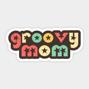 Groovy Mom Retro Sticker